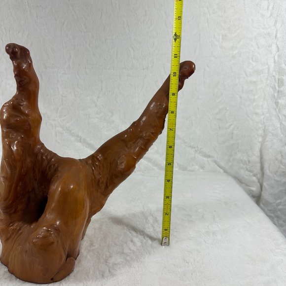 Vintage Cypress Knee Tree Stump Tree Root Sculpture BoHo MCM natures art - Picture 6 of 7